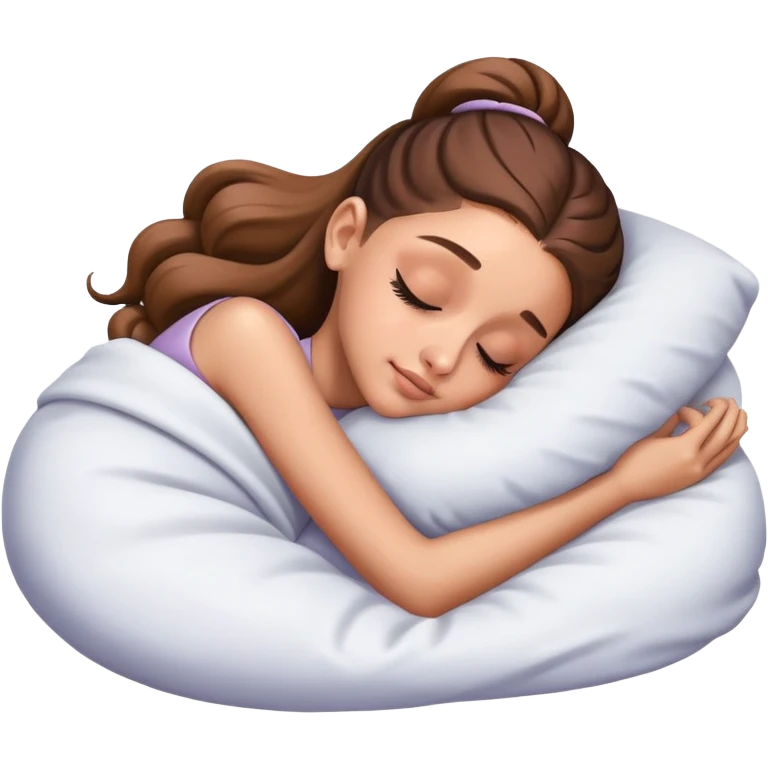 Ariana Grande sleeping emoji