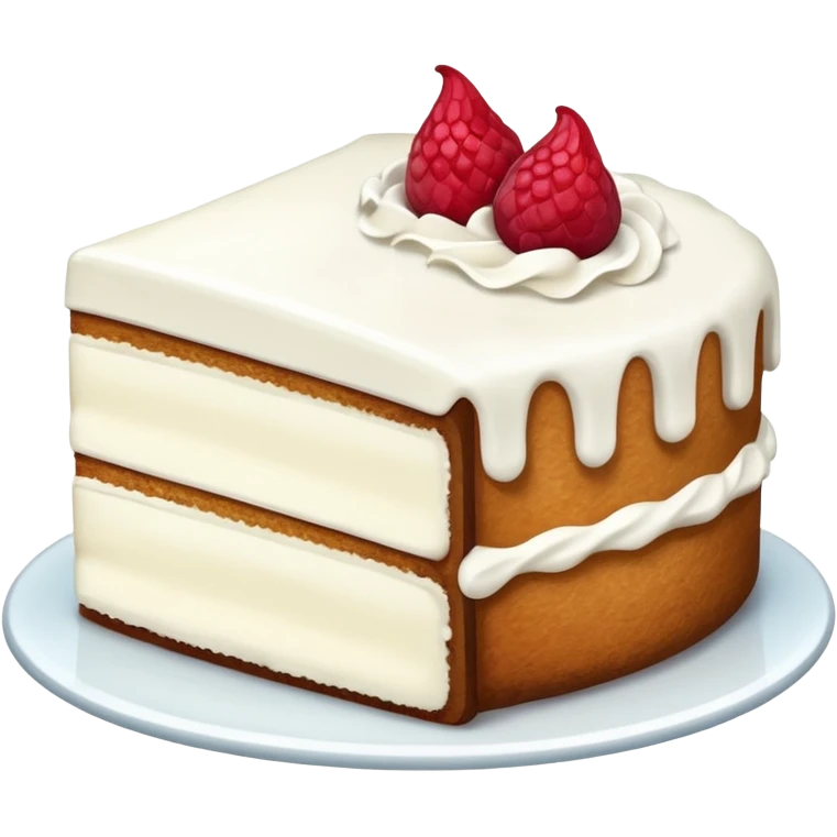 CAKE slice cream emoji