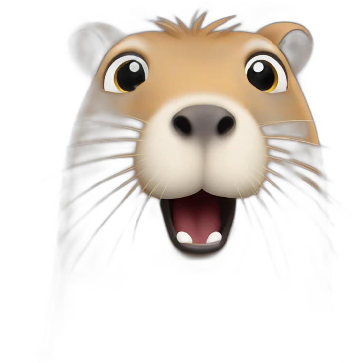 capybara is shocked emoji