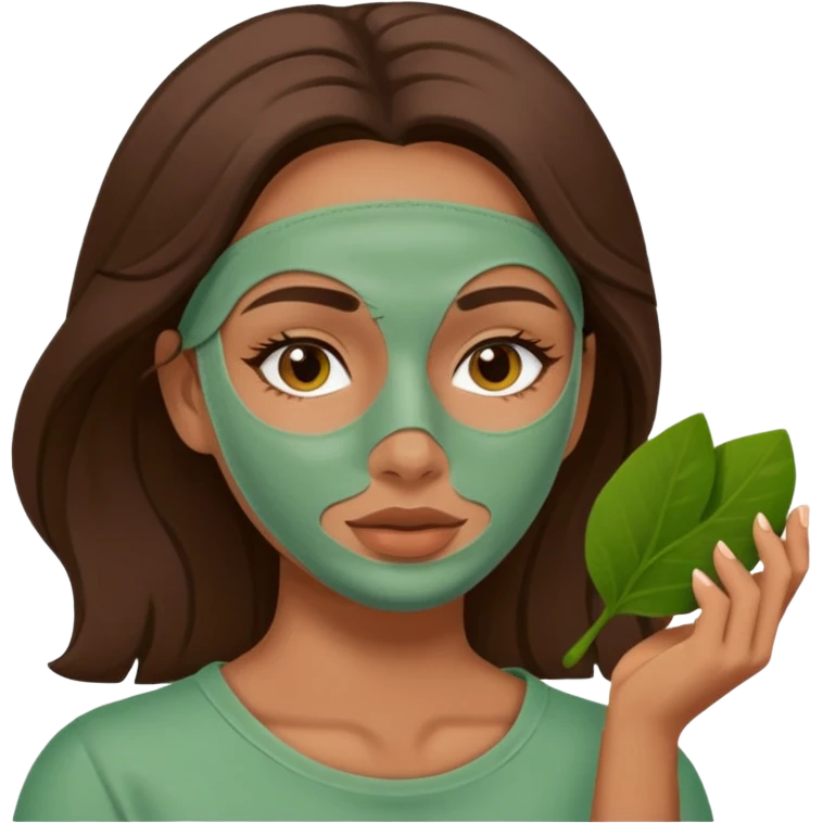 female doing a face mask emoji