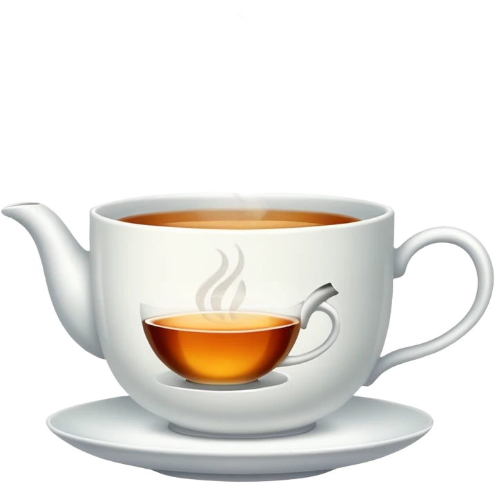 very calm aesthetic tea emoji