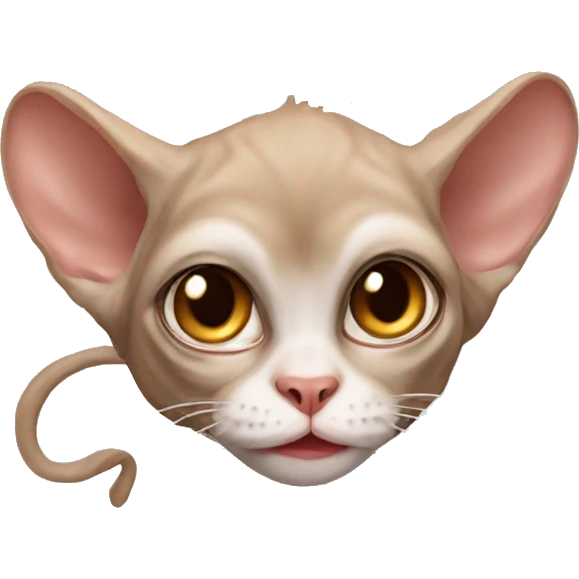 Monkey with Devon Rex emoji