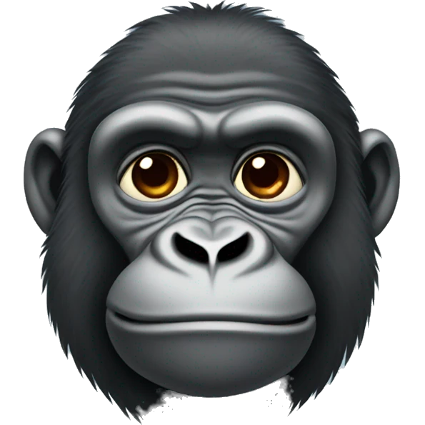 Gorilla with heart eyes emoji