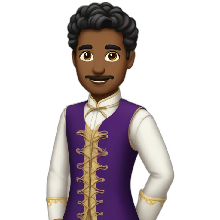 a princes dresses a  man emoji