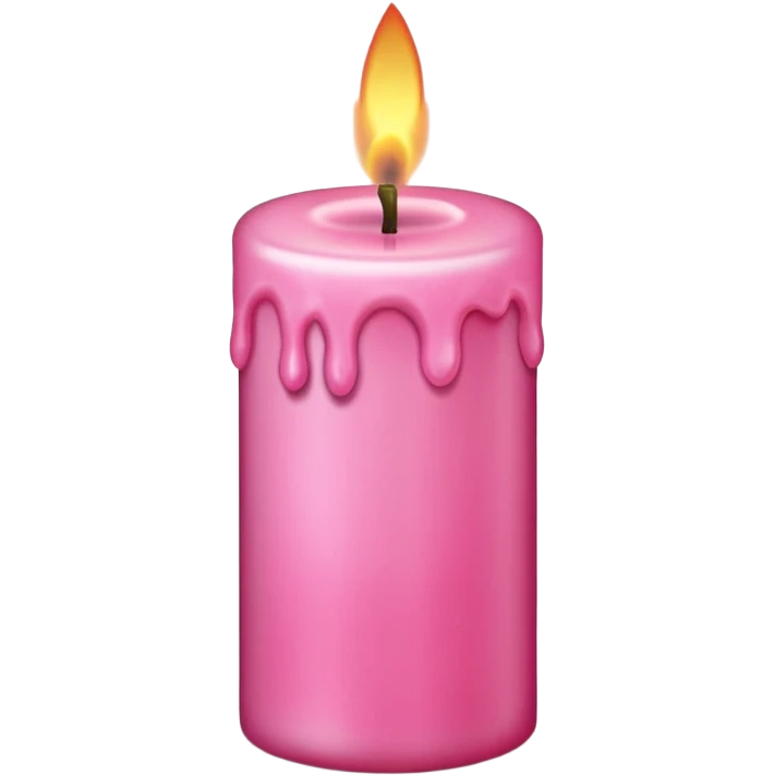 candle pink emoji