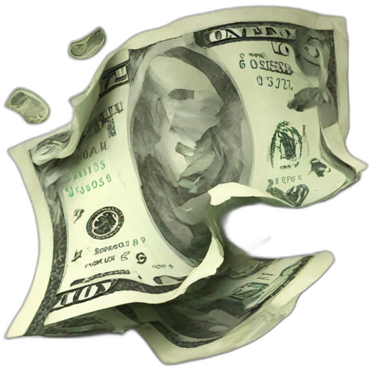 broken money emoji