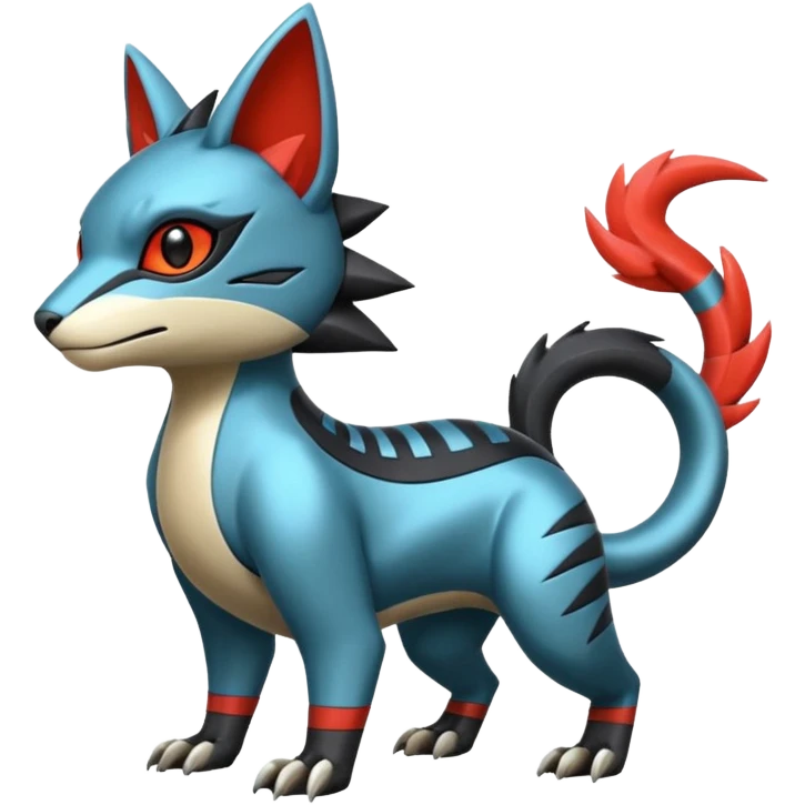  exotic tropical cyber-Sleuth-Litten-Linoone-Noibat-Fakémon-Pokémon-Vernid-creature emoji