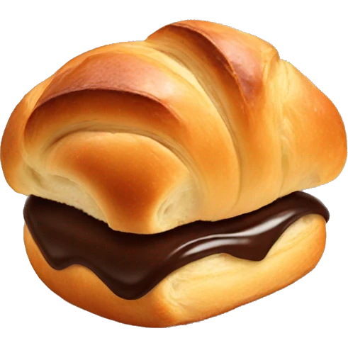 French pain au chocolat emoji