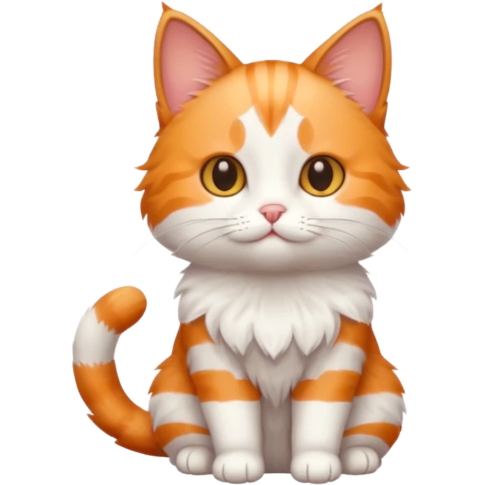 Cute kawaii cat emoji