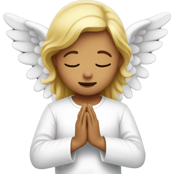 Angel praying emoji