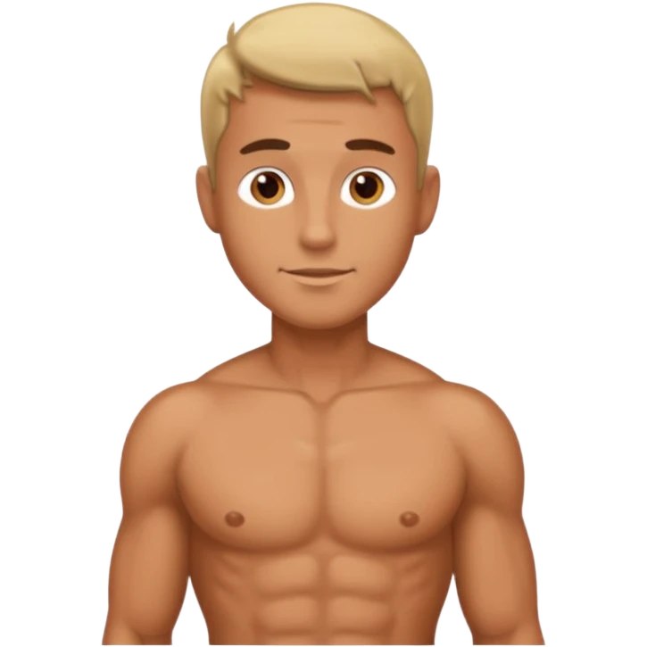 A close up of between a man's legs, a dick sticking out and balls too emoji