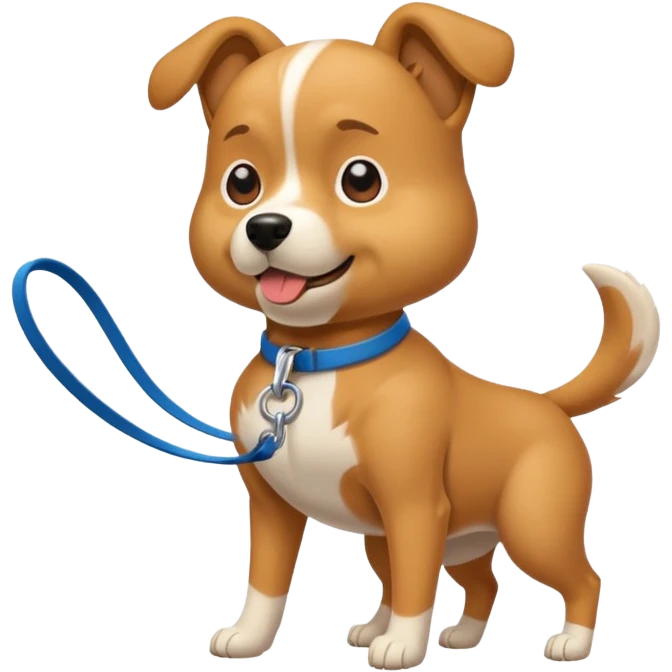 Exercising dog￼ emoji