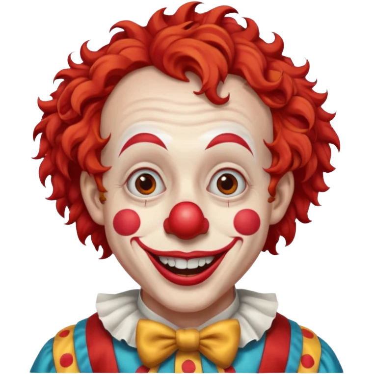Harpo as a clown emoji