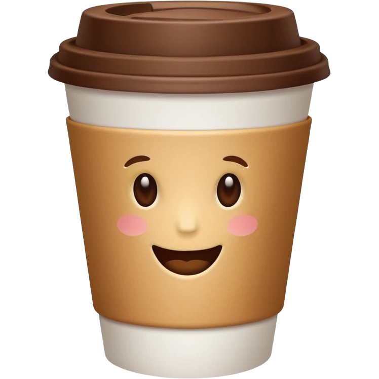 Coffee cup – paper cup with lid emoji