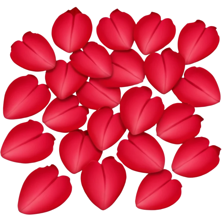 Rose petals emoji