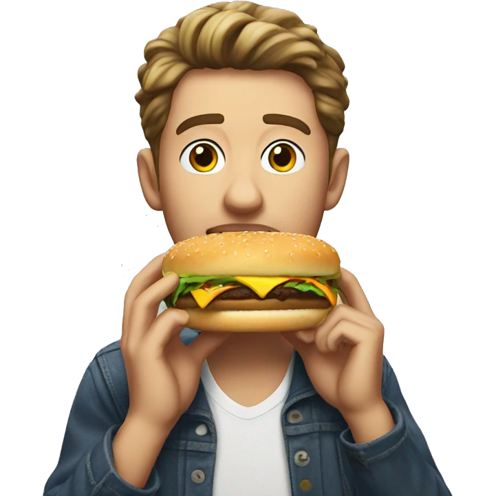 Cole Palmer eating a burger emoji