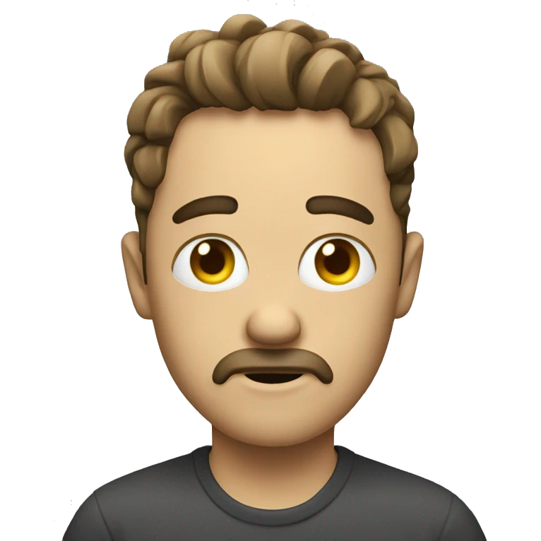 Tired video editor emoji