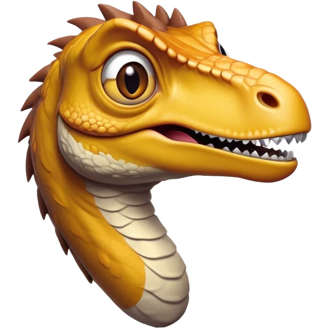 Cinematic Comical jurassic park Velociraptor Portrait Emoji, Head tilted dramatically with an exaggeratedly shocked expression, featuring a sleek, agile form with wide, comically expressive eyes and a quirky, animated snout that brings out its playful side, Simplified yet hilariously expressive features, highly detailed, glowing with a slightly sassy prehistoric glow, high shine, dramatic yet playful, stylized with an air of cheeky dinosaur mischief, soft glowing outline, capturing the essence of a meme-worthy jurassic park Velociraptor that looks ready to side-eye its way into viral fame! emoji