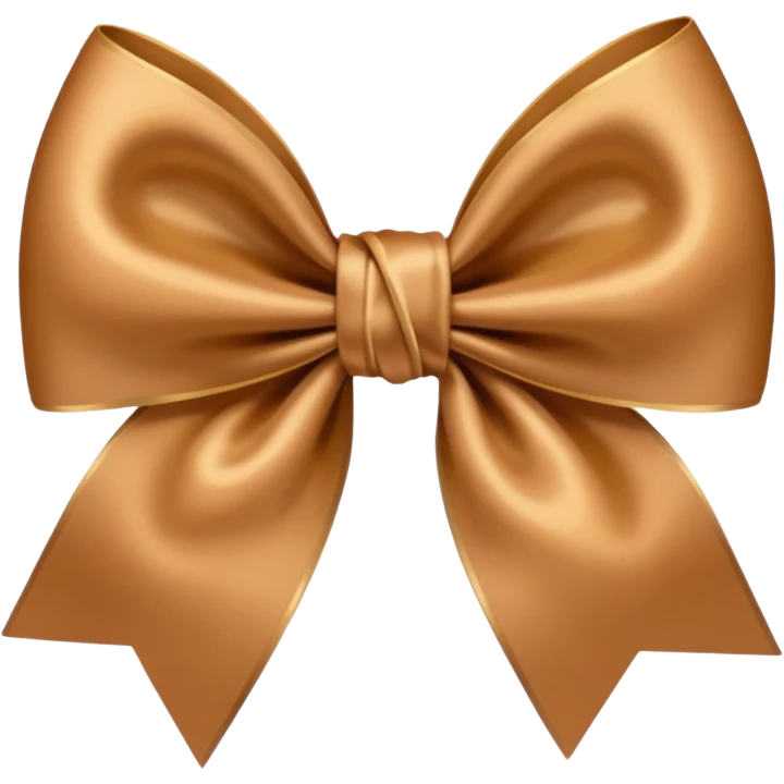 Light brown bow emoji