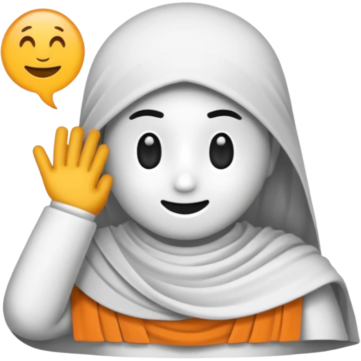 make it just have a saying  in hind emoji