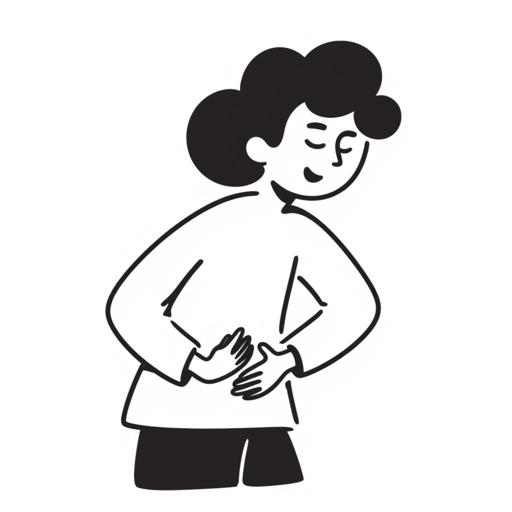 a person with stomach ache emoji