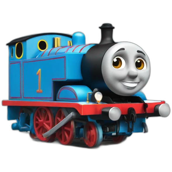 Thomas the Tank Engine rollover emoji