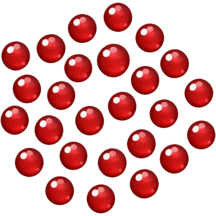 red glitter setor emoji
