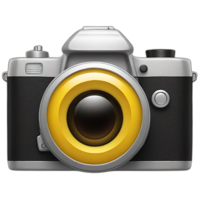 camera avec une main qui la tient emoji