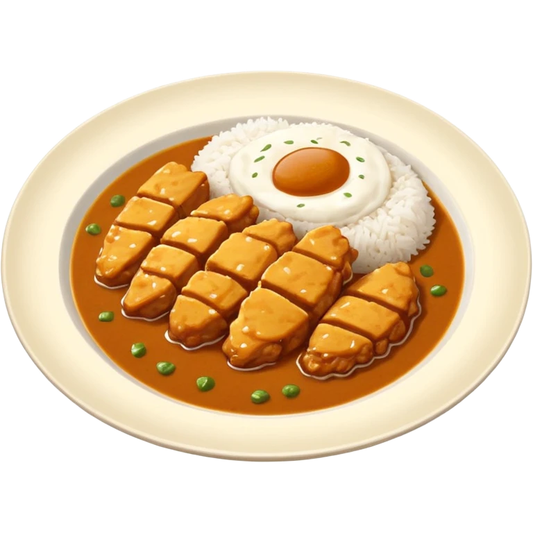 Katsu chicken curry emoji