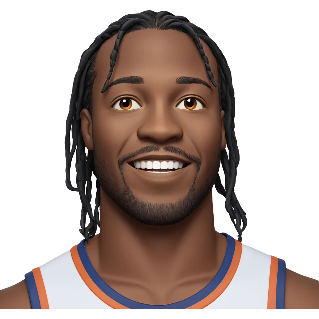 smiling dark-skinned male portrait emoji