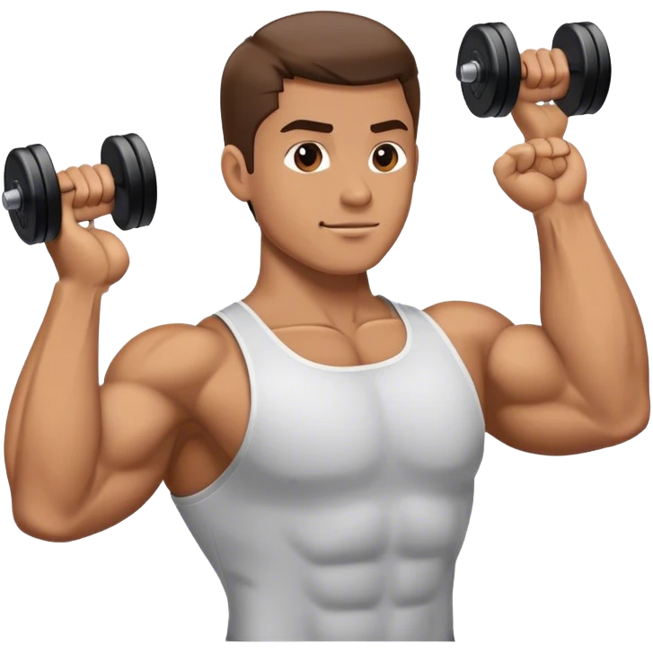 anterior deltoid dumbbell raise emoji