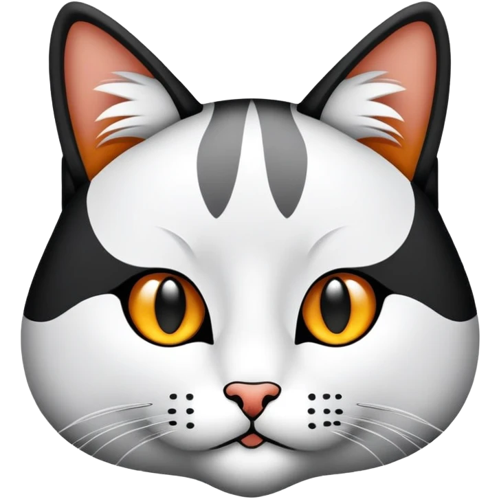 Orta parmak gösteren kedi emoji