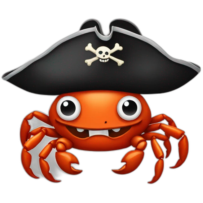Pirates Crab emoji