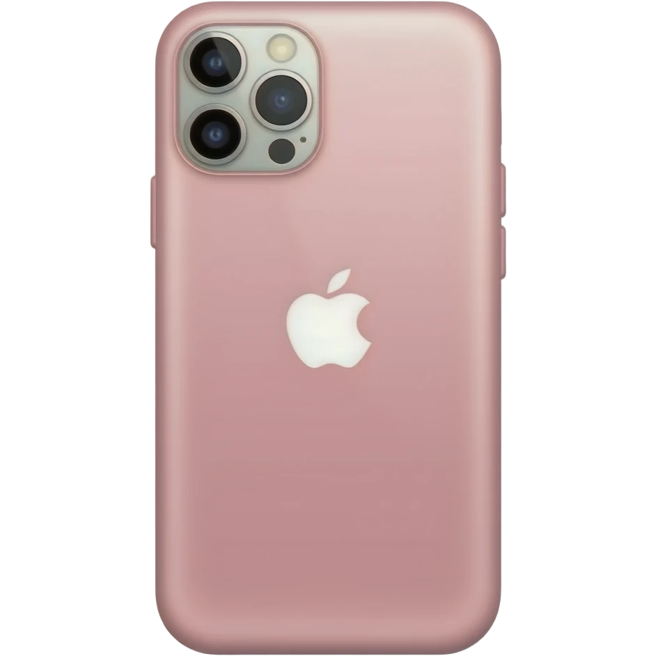 Cute light pink iPhone emoji