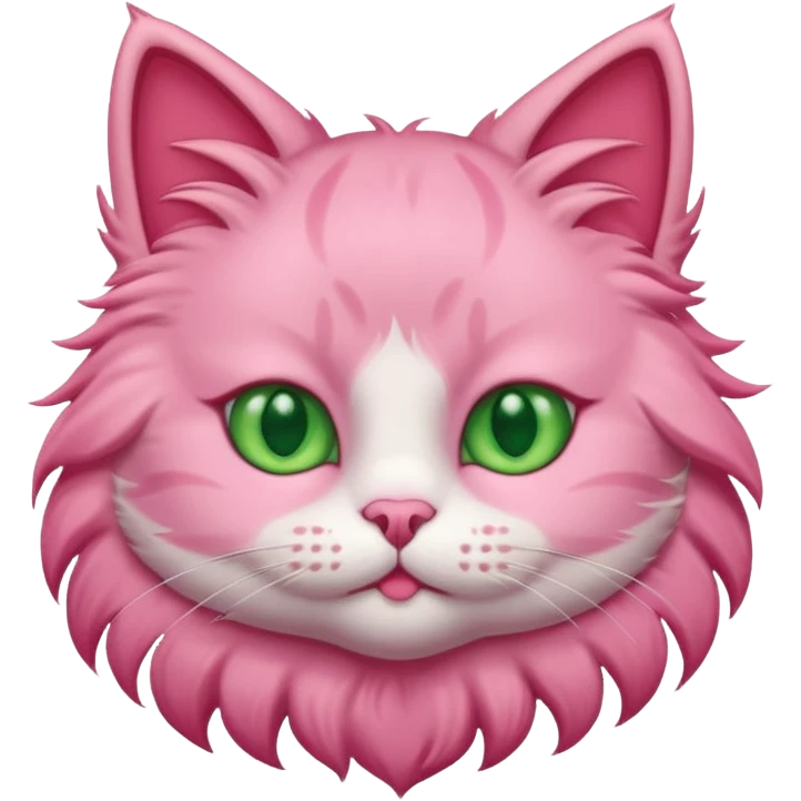 cute pink cat emoji
