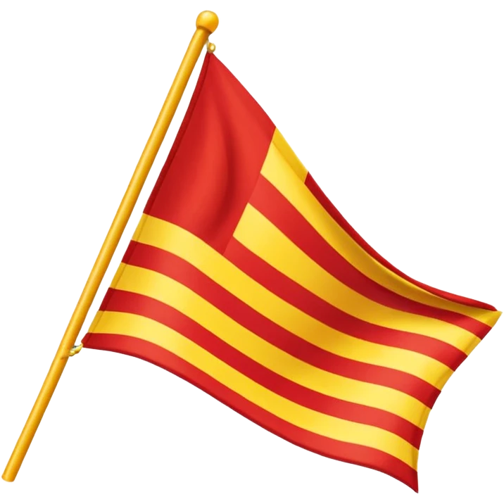  yellow and red flag  emoji