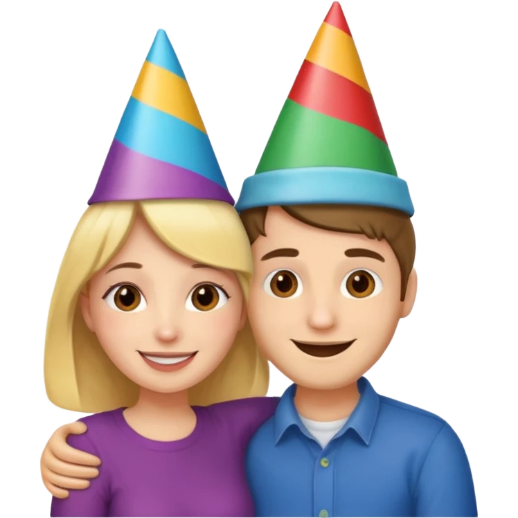 Couple hugs on photobooths emoji