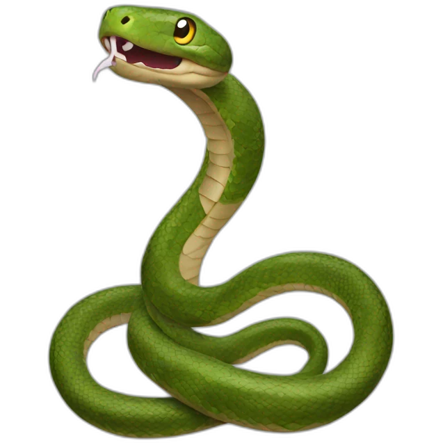 snake with arms emoji