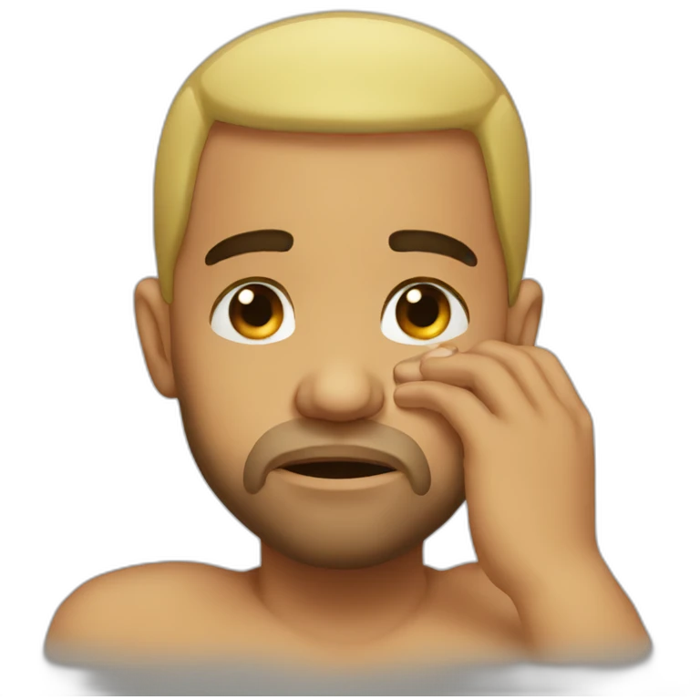 drake crying emoji