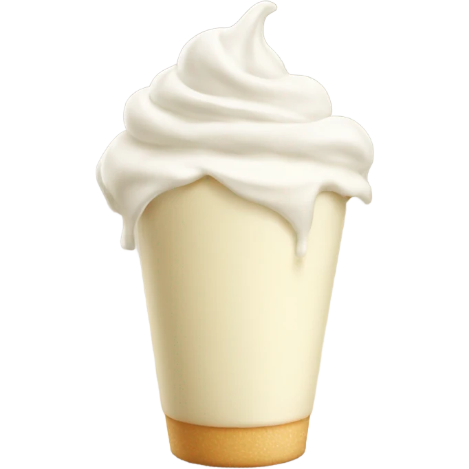 Whipping cream emoji
