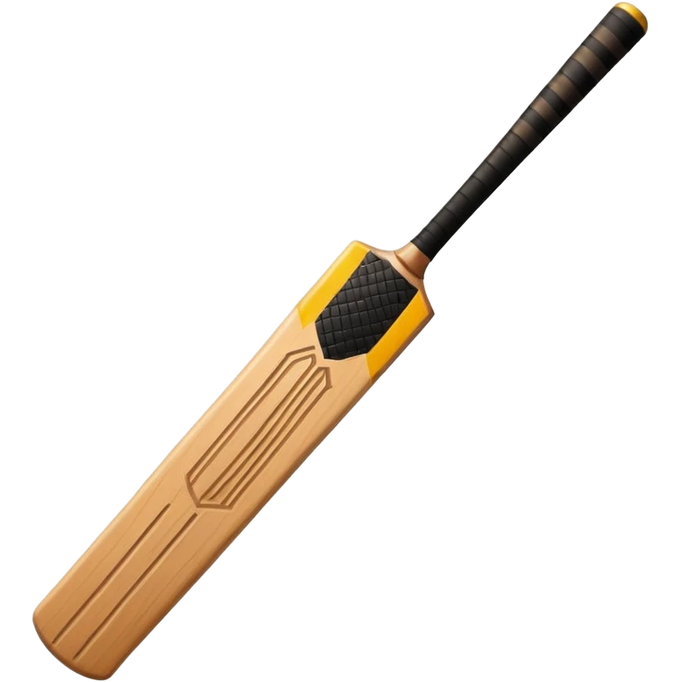 make a emoji of cricket bat emoji