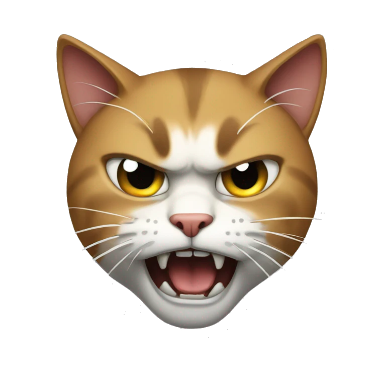 Angry cat emoji