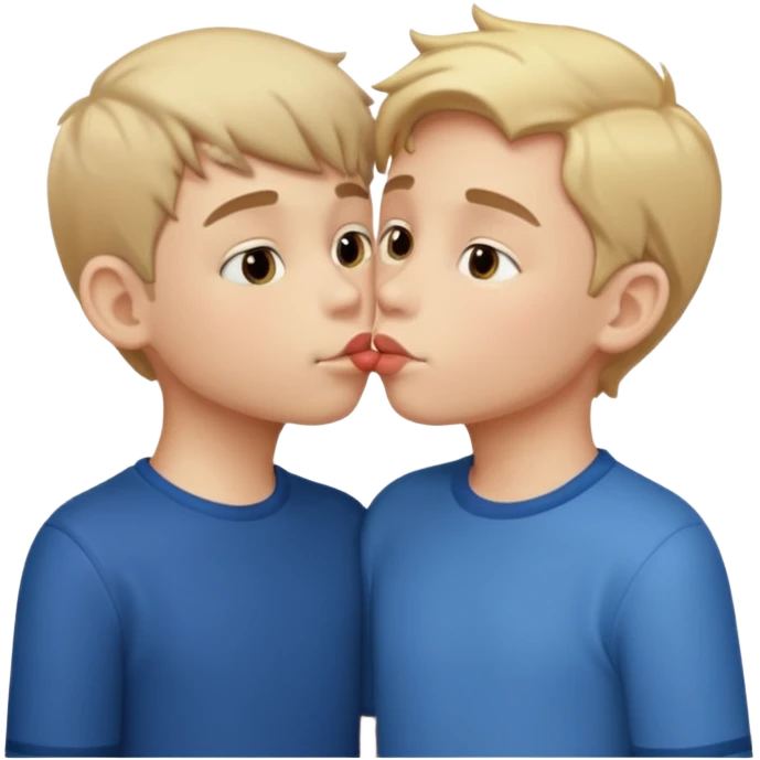 Boy kissing boy emoji