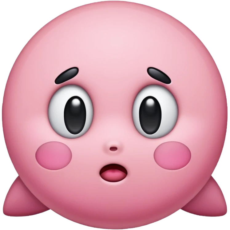 Kirby confused emoji