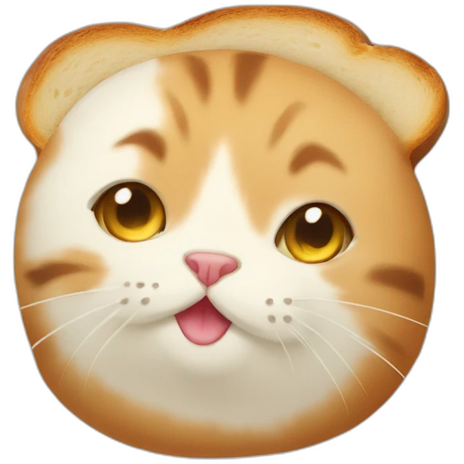 Cat bread emoji