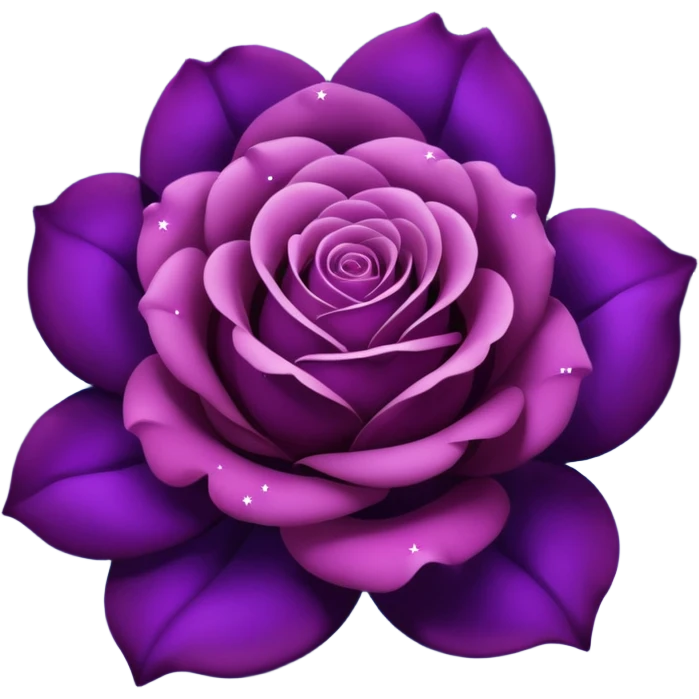 Umbral Rose with galaxy background emoji