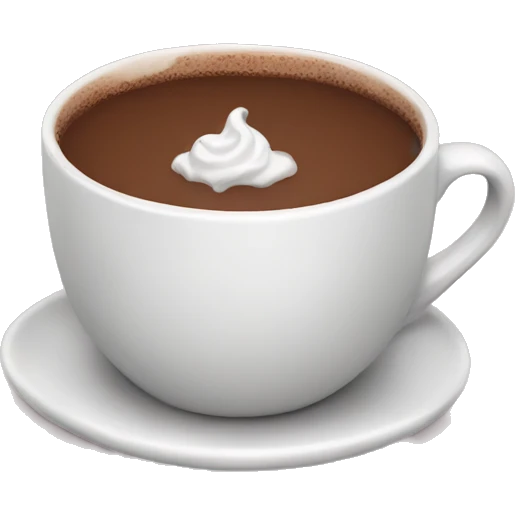 hot chocolate  emoji