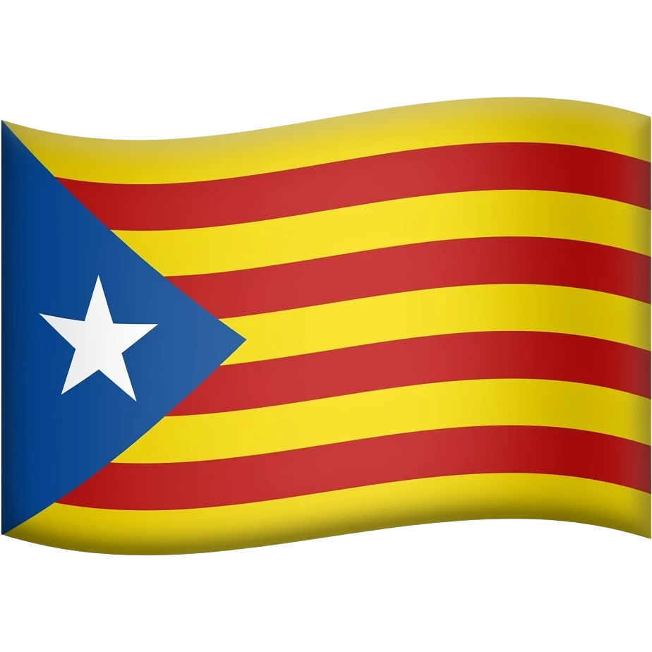 La bandera de Cataluña emoji