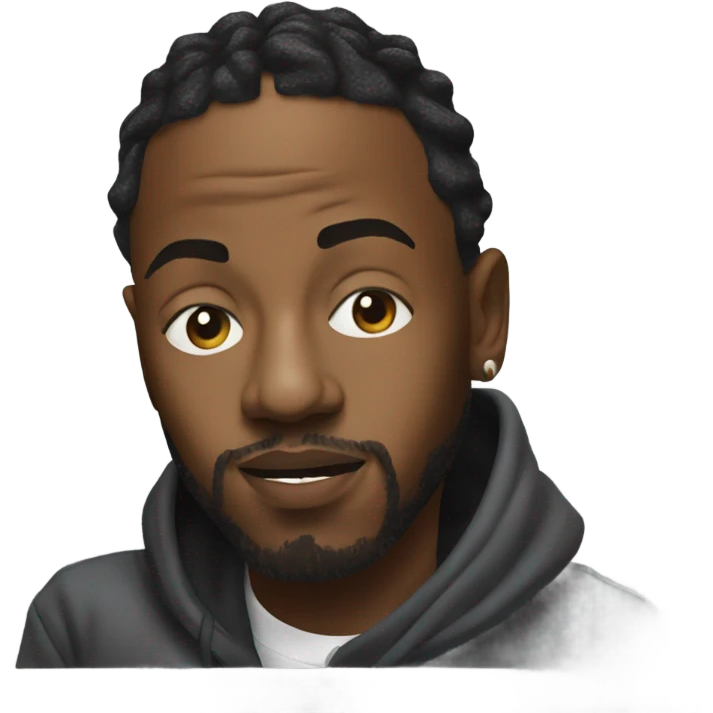 Kendrick Lamar rapping  emoji