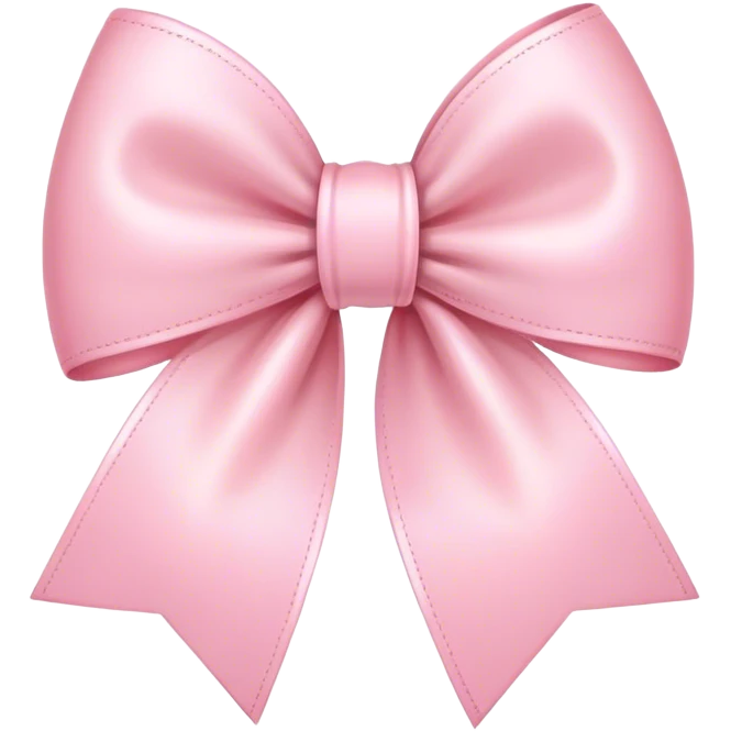 Light pink bow emoji